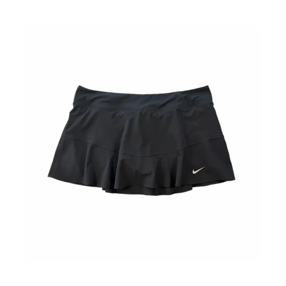 Nike Black Workout Athleisure Everyday Tennis Golf Sporty Athletic Skort Skirt